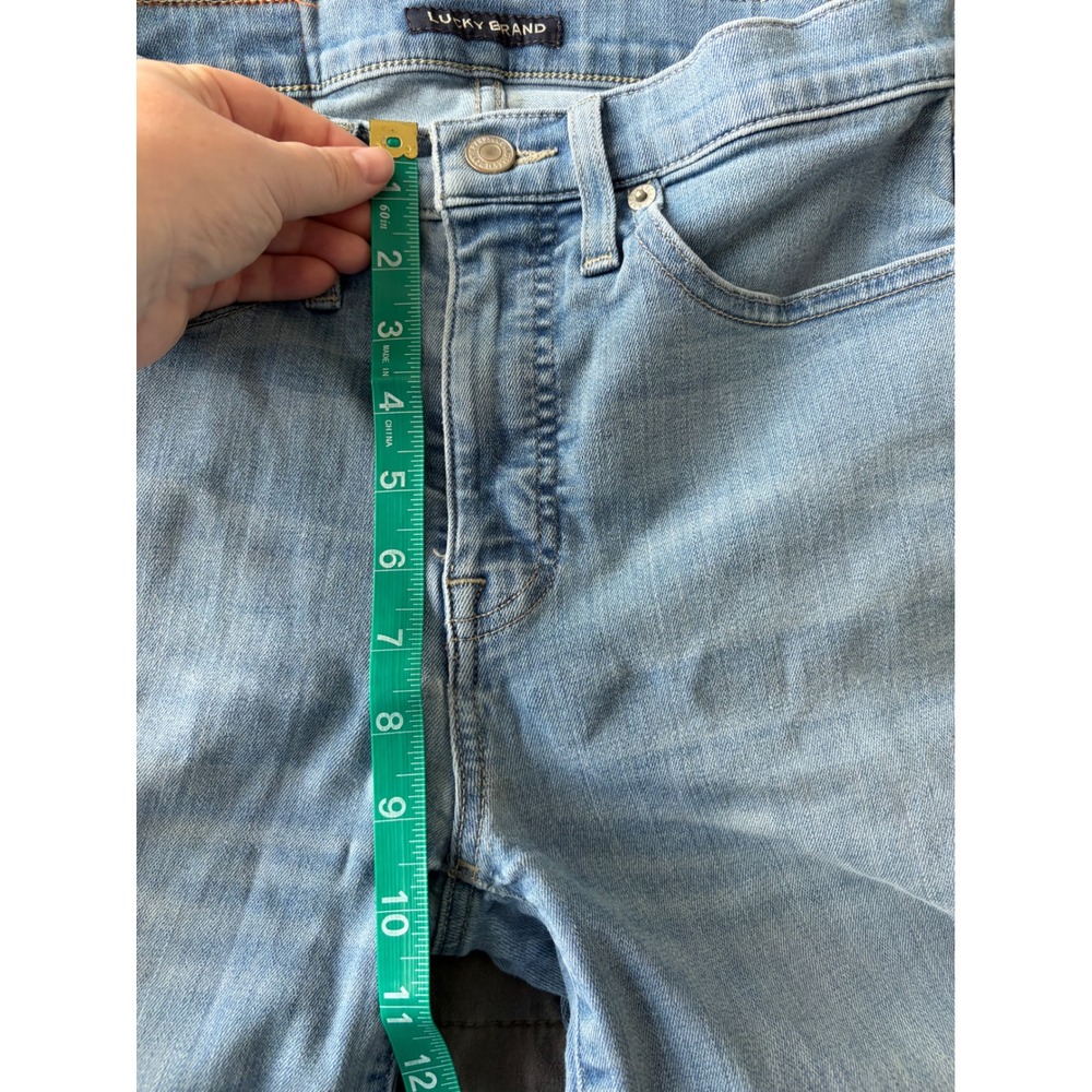 Lucky Brand Bridgette High Rise Skinny Jeans Light Wash Blue Denim 6 28R - Picture 9 of 11